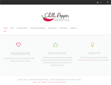 Tablet Screenshot of chillipeppermarketing.com